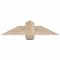 Ekena Millwork Eugene Smooth Timber Gable Bracket, Douglas Fir, 36"W x 9"H x 5 1/2"D x 5 1/2"F, 6/12 Pitch GBW036X09X0606EUG00SDF - alternate 1